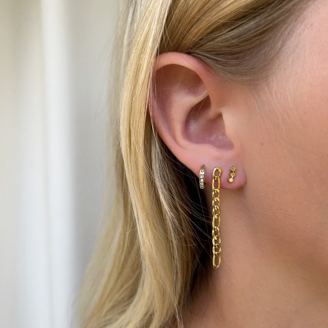 Earrings Stud Three Stars | SUPER SALE